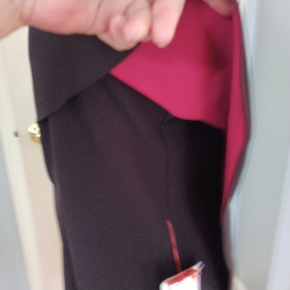 Emma Street Black Strapless Dress w Ruffle 12 - Picture 8 of 12